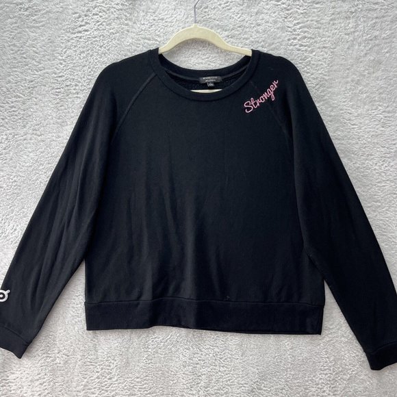 Beyond Yoga Tops - Peloton Beyond Yoga Stronger Sweatshirt Womens Large Breast Cancer Collection